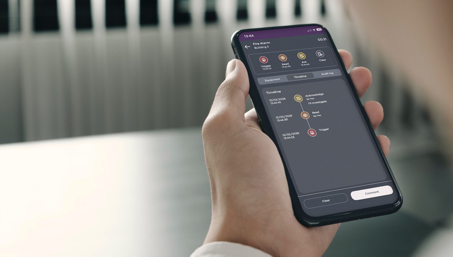 Fire Alarm Management Software Dashboard